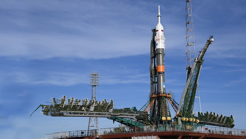 VIDEO: Despega el cohete Soyuz-FG rumbo a la EEI con dos tripulantes a bordo