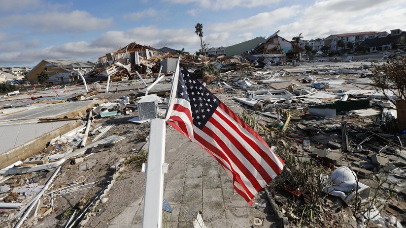 VIDEO: Graban desde el aire los estragos del huracán Michael en una importante base aérea de EE.UU.