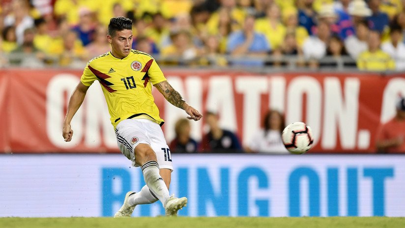 VIDEO: James abre la goleada de Colombia frente a EE.UU. con un tanto espectacular 