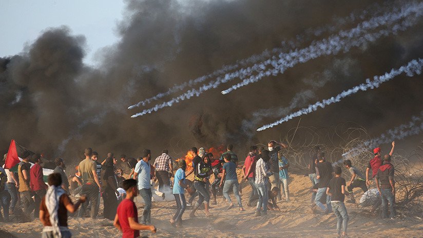 Fuerzas isralíes matan a seis palestinos y hieren a más de 140 durante una protesta en Gaza