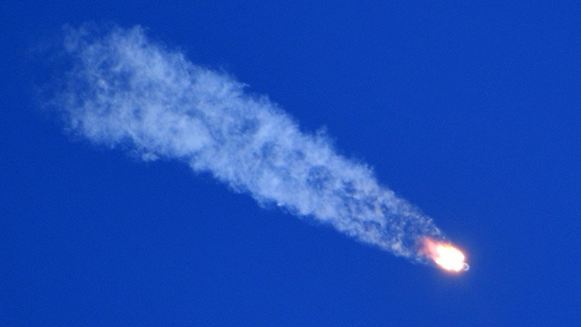 FOTOS: Captan desde la EEI el momento exacto de la avería del cohete Soyuz