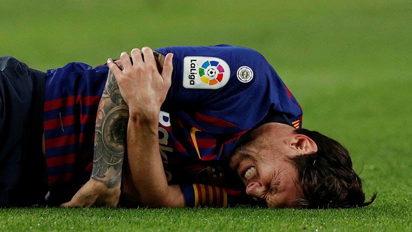 VIDEO, FOTOS: Messi sale lesionado tras una escalofriante caída