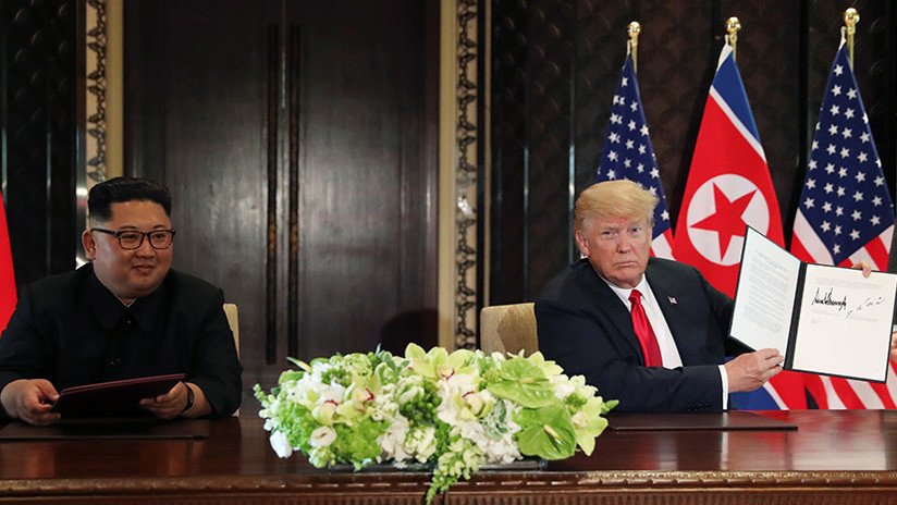 Trump promete mostrar las "cartas de amor" de Kim Jong-un