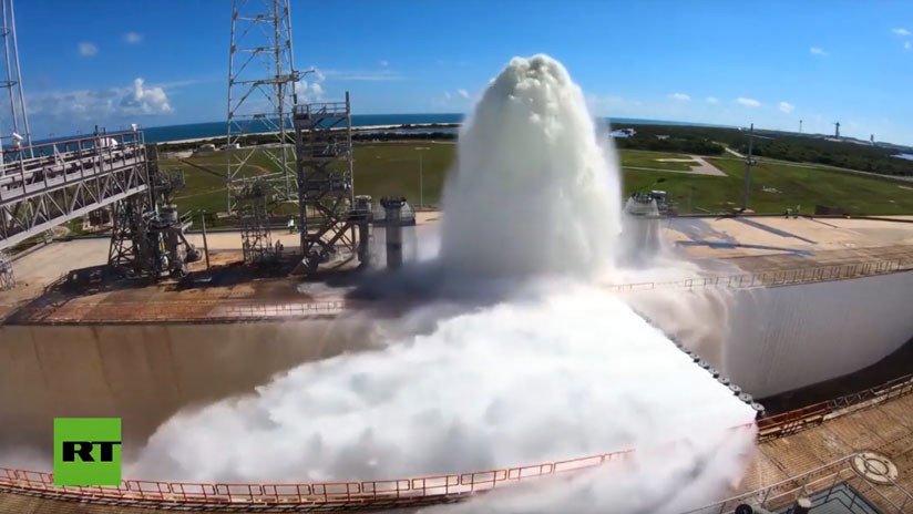 VIDEO: Sistema de refrigeración de la NASA libera 1.700.000 litros de agua en un minuto