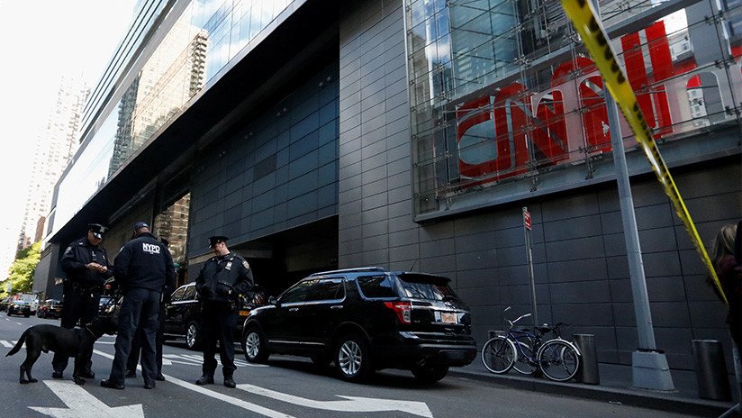 Vuelven a evacuar el edificio donde se encuentra la CNN por unos "paquetes abandonados"