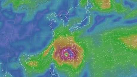 Otro supertifón rumbo a Asia:  Japón, Corea del Sur y China, bajo la amenaza de Kong-rey