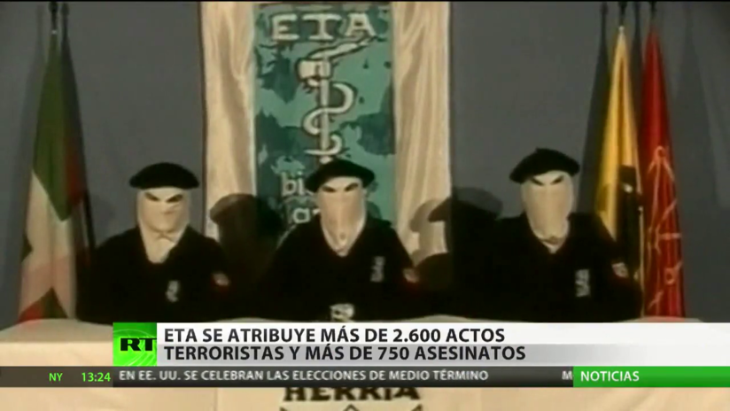 ETA se atribuye más de 750 asesinatos y 2.600 actos terroristas