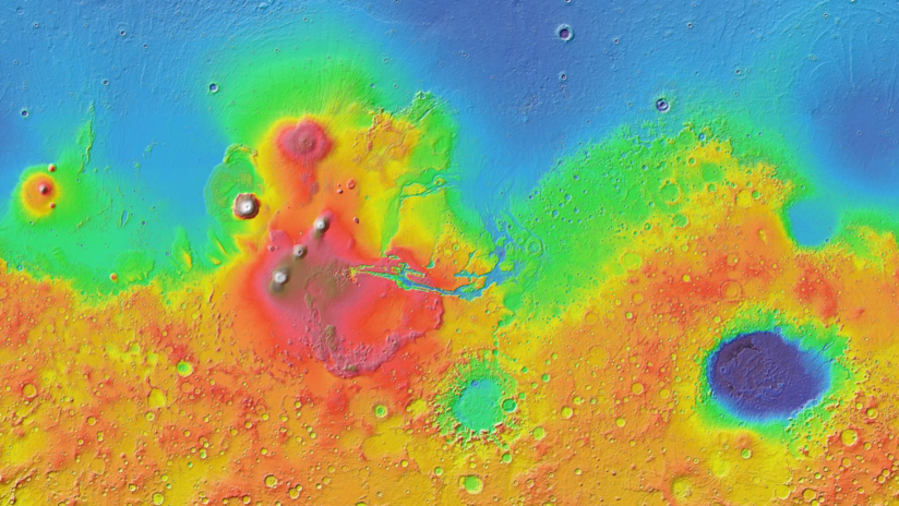 Google Mars: Crean un preciso mapa virtual que permite explorar el planeta rojo