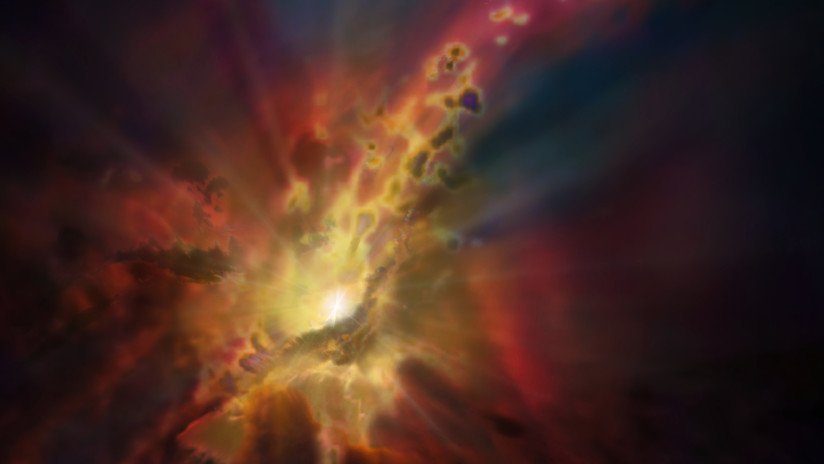 Descubren una ‘fuente’ en el centro de un agujero negro supermasivo