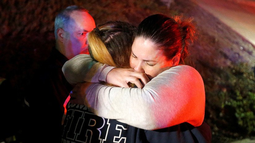 Trágicas imágenes tras el tiroteo masivo en un restaurante en California