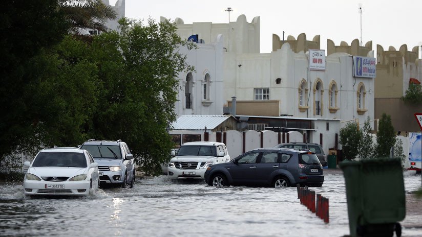 VIDEOS: Casi la mitad de la lluvia anual cae en pocas horas en Catar