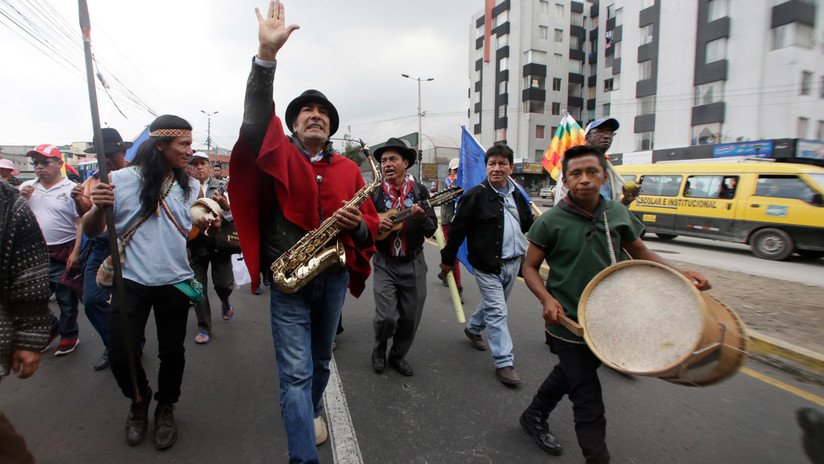 Ecuador: Indígenas se movilizan contra explotación minera y petrolera, corrupción y el "paquetazo"