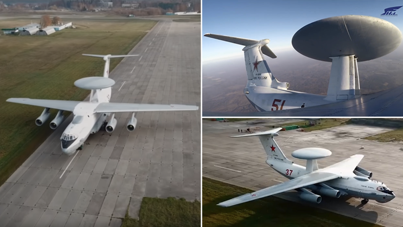 VIDEO: Imágenes sin precedentes de un avión espía ruso filmado desde cerca