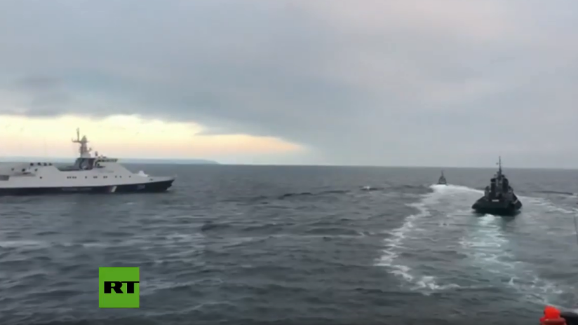 VIDEO: Guardia Costera de Rusia persigue a buques ucranianos tras violación de la soberanía rusa