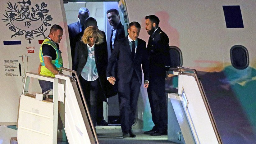 VIDEO: Macron es recibido por un 'chaleco amarillo' en su llegada a la cumbre del G20
