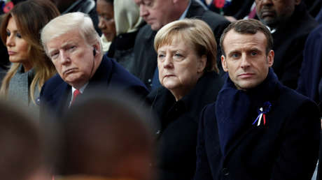 Trump arremete contra Macron: "En París empezaban a aprender alemán antes de que EE.UU. apareciera"