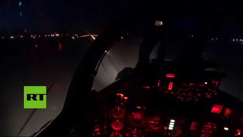 VIDEO: Vuelos nocturnos de interceptores de la Flota del Pacífico rusa