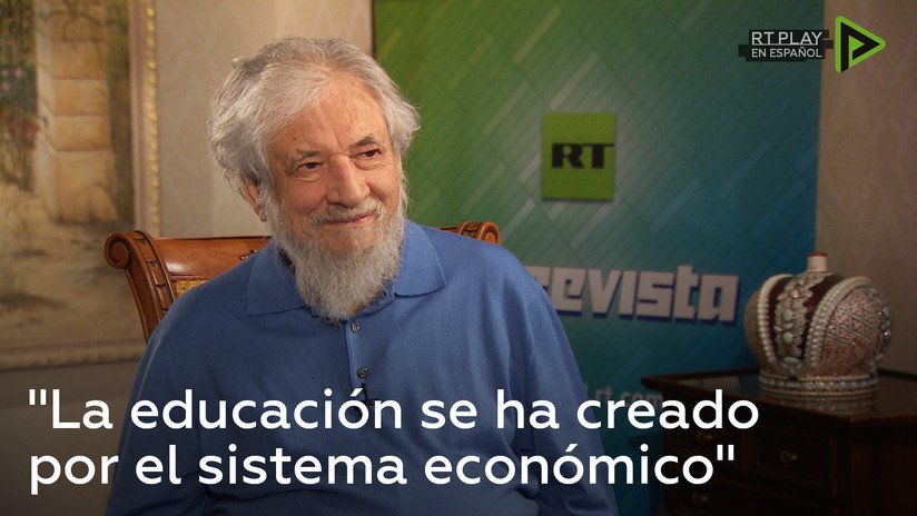 Claudio Naranjo: "La educación se ha creado por el sistema económico"