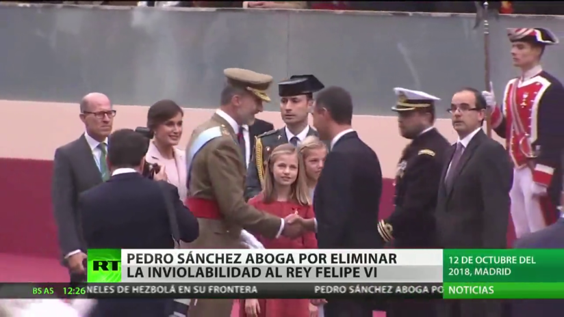 Pedro Sánchez aboga por eliminar la inviolabilidad del rey Felipe VI de España
