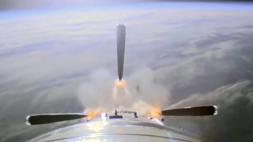 VIDEO: Así fue el despegue del Soyuz-FG rumbo a la EEI, visto desde el cohete