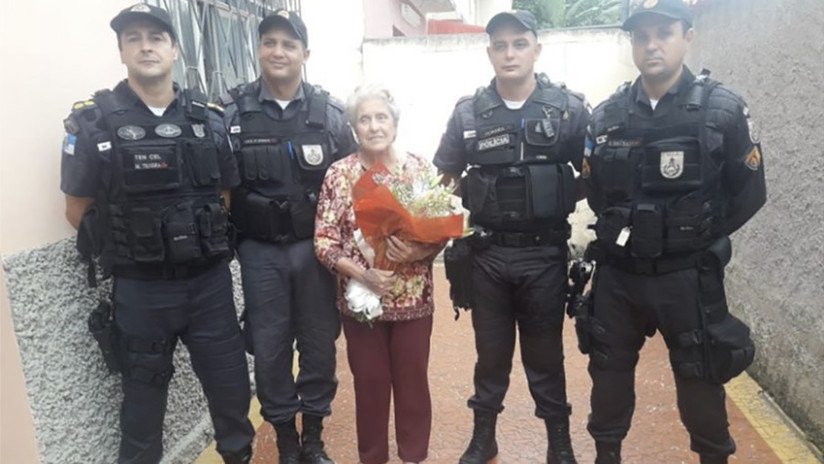 Policía mata a un ladrón que tomó como rehén a una anciana de 83 años en Brasil