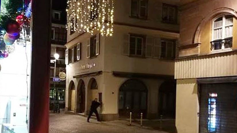 PRIMERAS IMÁGENES: Pánico tras el tiroteo mortal en Estrasburgo