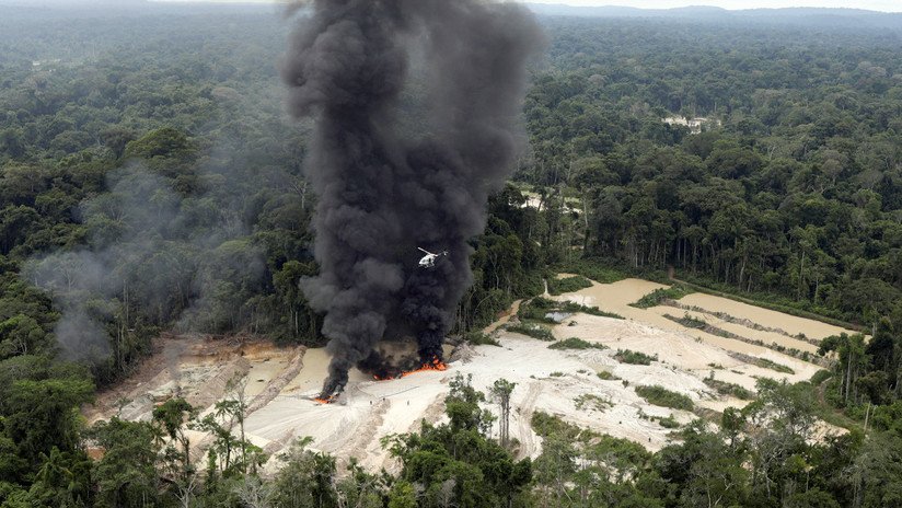 La minería ilegal, una "epidemia" que devora a la Amazonía