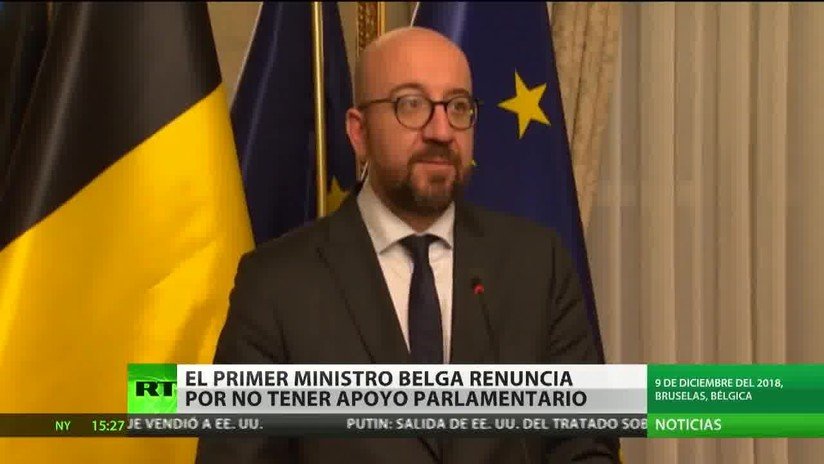 Renuncia el primer ministro de Bélgica, Charles Michel - RT