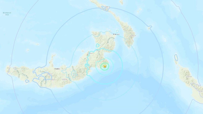 Un sismo de magnitud 5,9 sacude Papúa Nueva Guinea