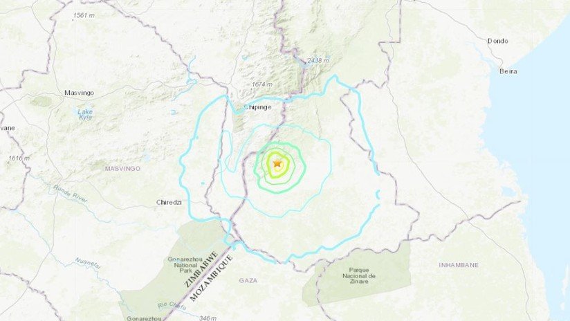 Un sismo de magnitud 5,5 sacude Zimbabue