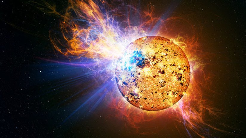 Hallan una estrella bebé que emite una llamarada 10.000 veces más potente de la del Sol