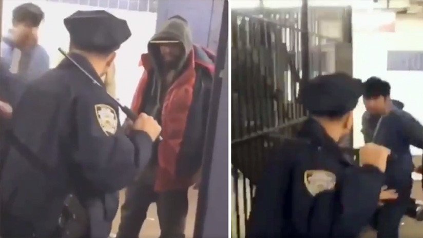 VIDEO: Policía de Nueva York enfrenta solo (y con gracia) a 5 borrachos para defender a una mujer