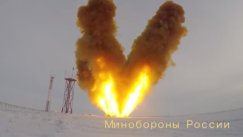Publican un nuevo video del lanzamiento de prueba del misil hipersónico ruso Avangard