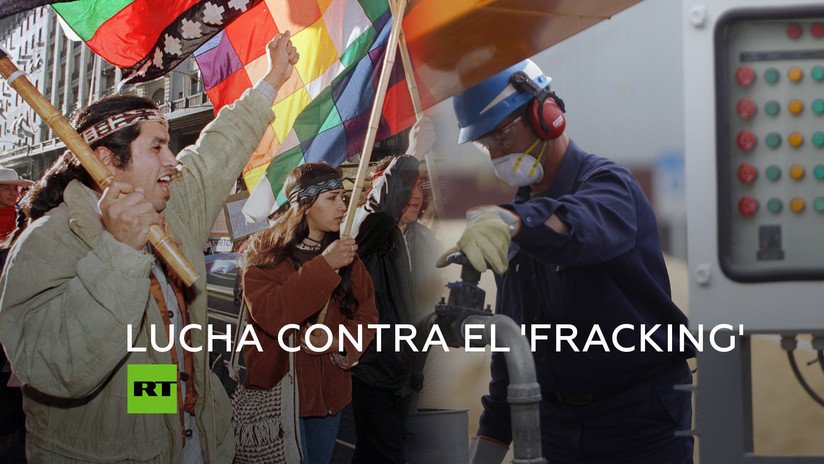 Los mapuches de Argentina luchan contra los vertidos ilegales de residuos fruto del 'fracking'