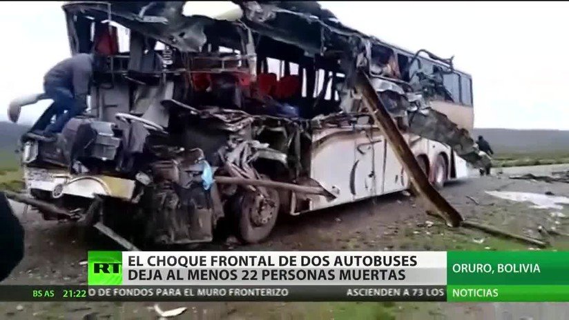 Accidente De Tránsito Deja Al Menos 22 Muertos Y 37 Heridos En Bolivia - RT