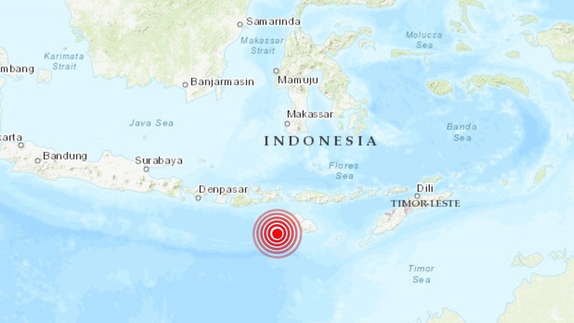 Un sismo de magnitud 5,5 sacude las costas de Indonesia 