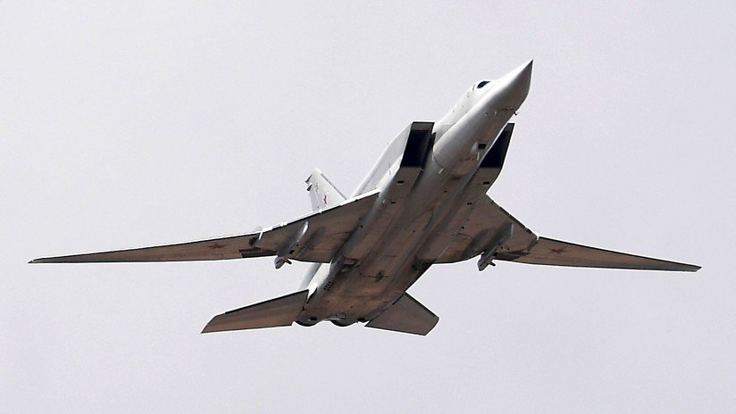 El video del siniestro de un bombardero ruso Tu-22M3