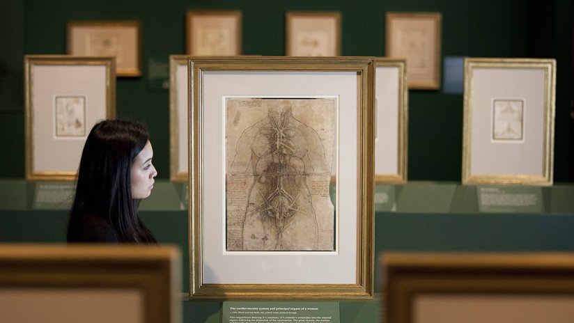 FOTOS: Descubren una huella digital de Leonardo da Vinci en un dibujo médico de 1509
