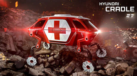 ¿Un coche con patas? Hyundai presenta un todoterreno con extremidades que trepa paredes (FOTOS)
