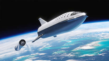 Fuertes vientos derrumban el prototipo del cohete de SpaceX con el que Musk pretende conquistar Marte