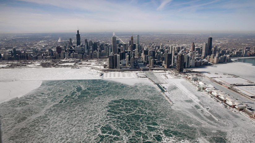 FOTOS: El vórtice polar petrifica Chicago