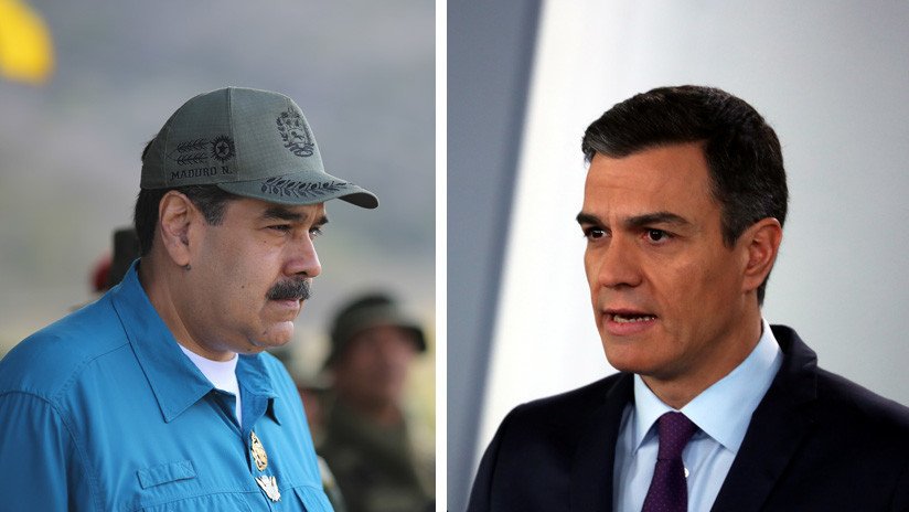 Maduro a Pedro Sánchez: "Si se concreta el golpe de Estado, sus manos quedarán manchadas de sangre"