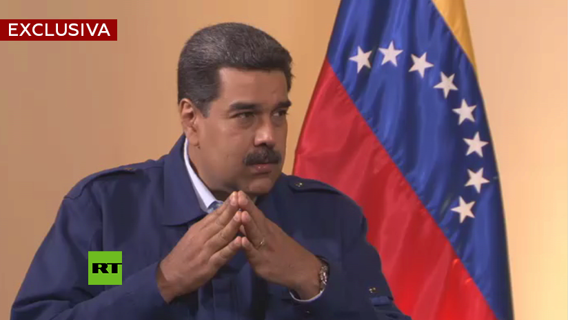 ﻿﻿Maduro en exclusiva a RT: "No voy a pasar a la historia como un hombre que le dio la espalda a su pueblo"