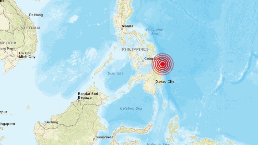 Un sismo de magnitud 5,9 se registra en Filipinas