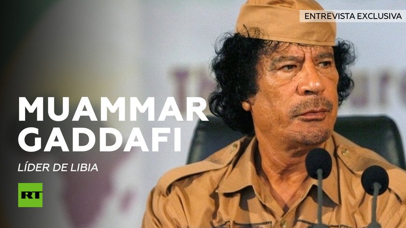 Entrevista con Muammar Gaddafi (1942-2011), líder de Libia durante más de 40 años