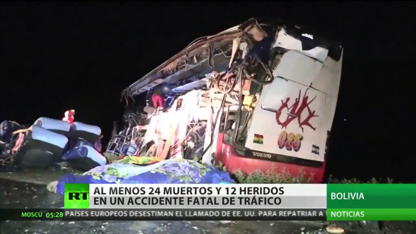Al menos 24 muertos en un accidente de tráfico en Bolivia - RT