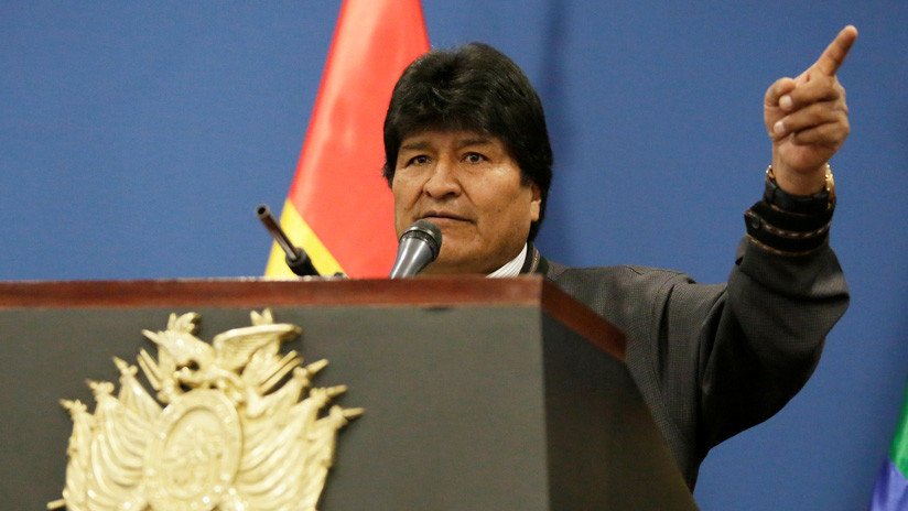 Evo Morales: "Trump será responsable de que vuelva la muerte y la destrucción"