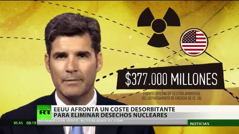 EE.UU. debe gastar 377 mil millones de dólares para limpiar desechos nucleares generados por sus armas