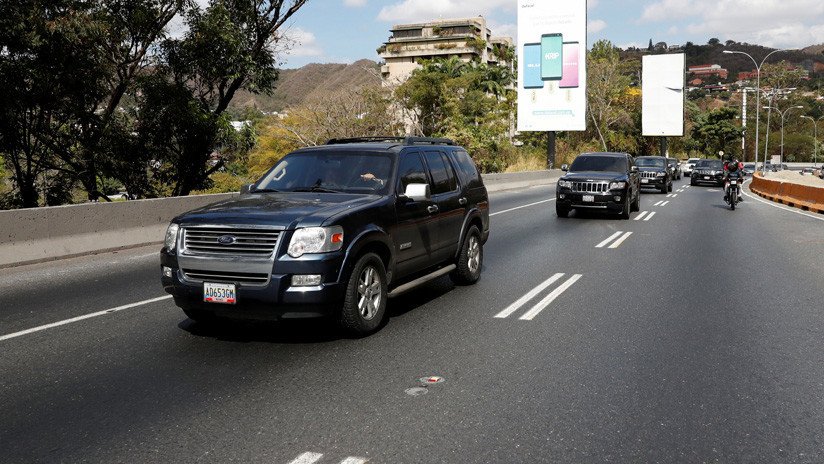 Juan Guaidó parte en caravana hacia Cúcuta para recibir la "ayuda humanitaria"