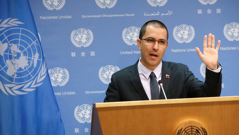 Jorge Arreaza en la ONU: "Un militar nunca tendrá órdenes de disparar a civiles"